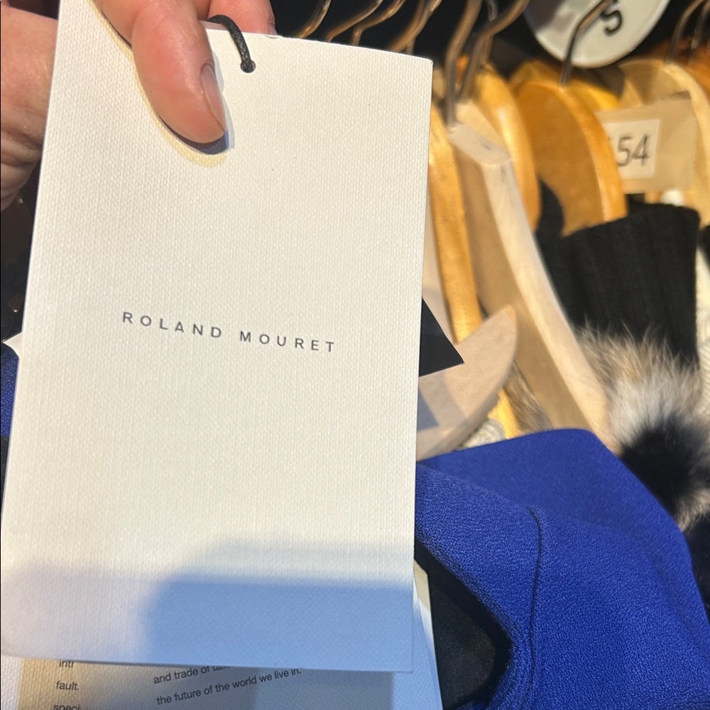Roland Mouret Royal Blue Asymmetrical Dress - Picture 12 of 16